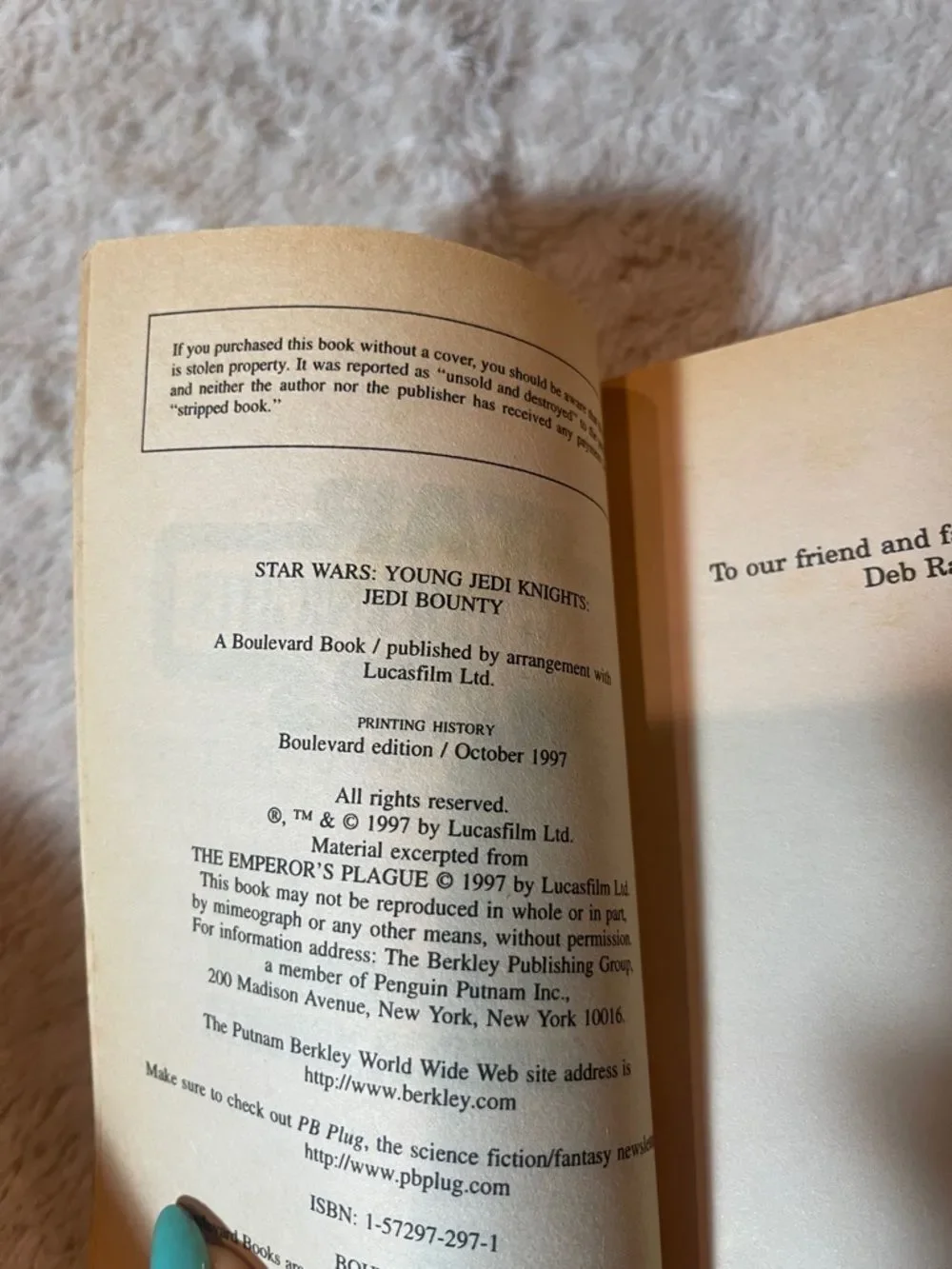 Star Wars Young Jedi Knights Paperback Book